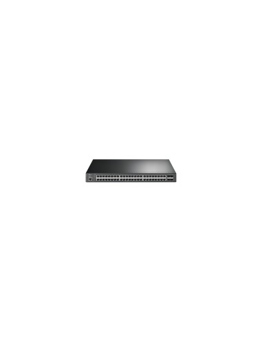 TP-Link TL-SG3452XP switch Gestionado L2+ Gigabit Ethernet (10/100/1000) EnergÍ­a sobre Ethernet (PoE) 1U Negro