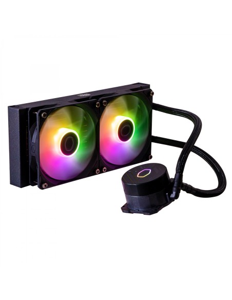 Cooler Master MasterLiquid 240L Core ARGB Procesador Liquid cooling kit 12 cm Negro