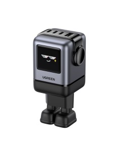 Ugreen 45515B cargador de dispositivo móvil Ordenador portátil, Teléfono móvil, Portátil, Batería portátil, Teléfono Gris Corrie