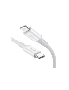 Ugreen 10493 cable de conector Lightning 1 m Blanco