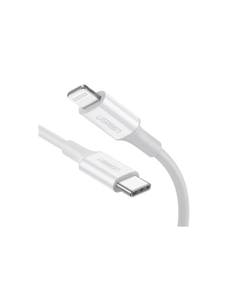 Ugreen 10493 cable de conector Lightning 1 m Blanco