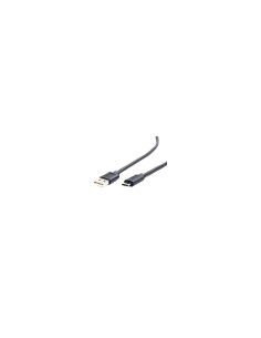 CABLE GEMBIRD CONECTORES USB 2.0 MACHO A USB TIPO-C MACHO 1M NEGRO CCP-USB2-AMCM-1M 2