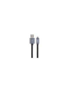 Gembird CCB-MUSB2B-AMLM-6 cable de teléfono móvil Negro 1,8 m USB A Lightning