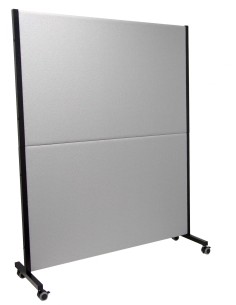 Piqueras y Crespo Biombo Valdeganga bali gris con ruedas con freno