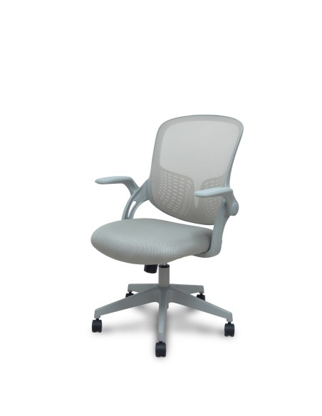 Piqueras y Crespo Silla Opti544 gris respaldo malla gris asiento 3D gris