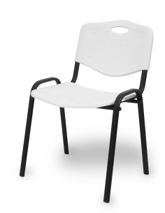 Piqueras y Crespo Pack 4 sillas Iso plastic PVC blanco 2
