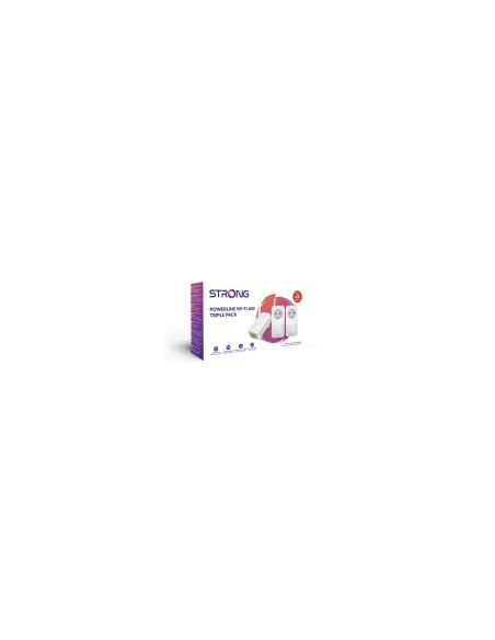 Strong Powerline WiFi 600 Triple Pack V2 600 Mbit/s Ethernet Blanco 3 pieza(s)
