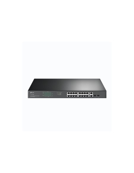 TP-LINK TL-SG1218MP switch Gigabit Ethernet (10/100/1000) EnergÍ­a sobre Ethernet (PoE) Negro