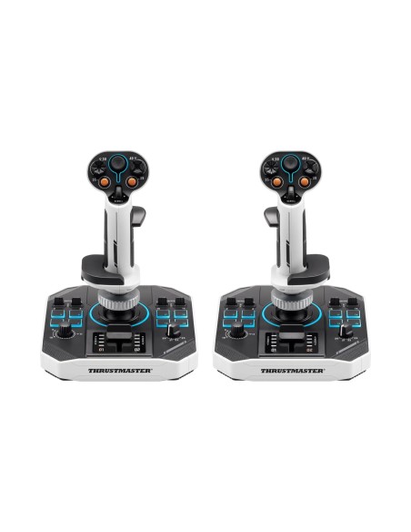 Thrustmaster Sol-R 2 HOSAS Space Sim Duo Negro, Blanco USB Palanca de vuelo Analógico/Digital PC