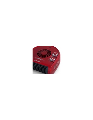 CALEFACTOR ORBEGOZO FH 5033 2500W 2 VELOCIDADES MODO VENTILADOR TERMOSTATO REGULABLE PROTECCION SOBRECALENTAMIENTO ROJO 16849 O