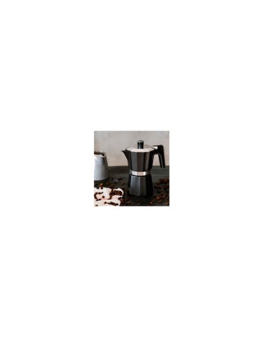 CAFETERA BRA PERFECTA 9 TAZAS ALUMINIO FONDO PARA INDUCCION TOTAL APTA TODO TIPO COCINAS A170486