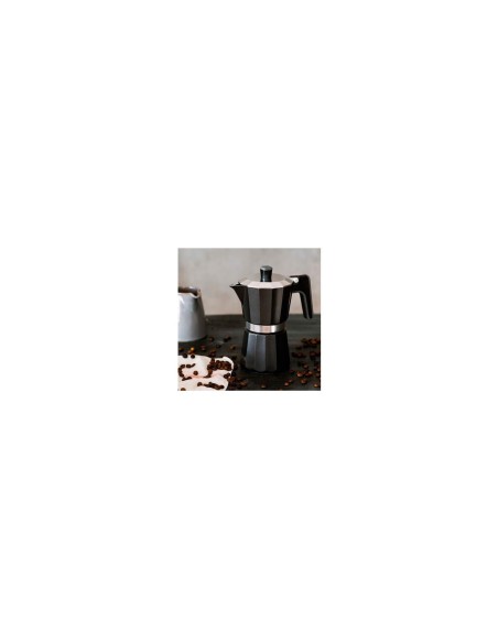 CAFETERA BRA PERFECTA 9 TAZAS ALUMINIO FONDO PARA INDUCCION TOTAL APTA TODO TIPO COCINAS A170486