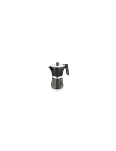 CAFETERA BRA PERFECTA 12 TAZAS ALUMINIO FONDO PARA INDUCCION TOTAL APTA TODO TIPO COCINAS A170487