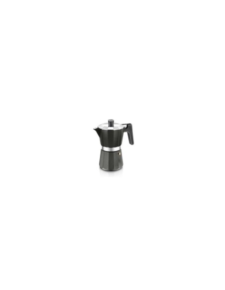 CAFETERA BRA PERFECTA 12 TAZAS ALUMINIO FONDO PARA INDUCCION TOTAL APTA TODO TIPO COCINAS A170487