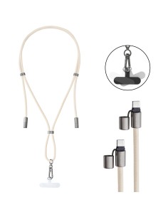 Intenso Handykette als Lade- + Datenkabel USB-C bis 1,65m beige cable USB USB C