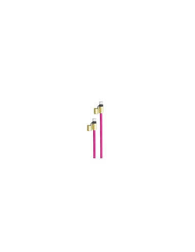 Intenso Handykette als Lade- + Datenkabel USB-C bis 1,65m neon pink cable USB USB C Rosa
