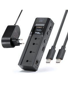 Ewent EW7065 caja para disco duro externo Carcasa de disco duro/SSD Negro 2.5/3.5"