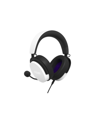 NZXT AP-WCB40-W2 auricular y casco Auriculares Alámbrico Diadema Juego Blanco