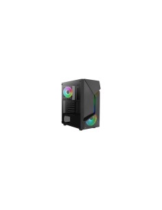 Aerocool SCAPEBKV3 Caja Gaming ATX Frontal RGB LED Cristal Templado 3xVentiladores ARGB Negro 2