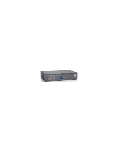 SWITCH LEVEL ONE 10/100 1P 10 /100/1000 POE 8 PUERTOS 115W + 1P SFP GIGABIT FGP-1000