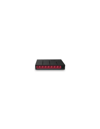 SWITCH MERCUSYS 8-PORT 10/100/1000M NEGRO MS108G