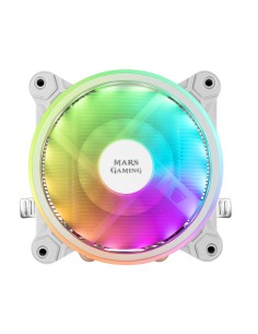 Mars Gaming  MCPU220W Ventilador CPU  140w ARGB blanco 2