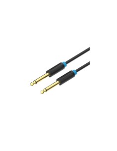 Vention Cable Estéreo BAABF/ Jack 6.5 Macho - Jack 6.5 Macho/ 1m/ Negro