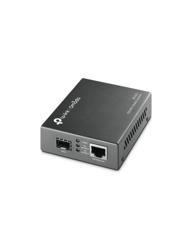 TP-Link MC420L convertidor de medio 10000 Mbit/s Multimodo, Monomodo Negro