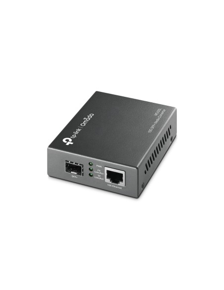 TP-Link MC420L convertidor de medio 10000 Mbit/s Multimodo, Monomodo Negro