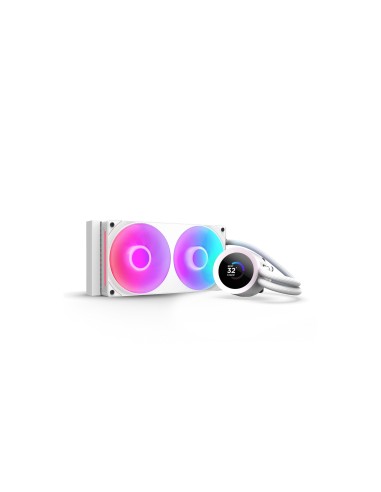 NZXT Kraken Plus RGB 240 Procesador Sistema de refrigeración líquida todo en uno 12 cm Blanco