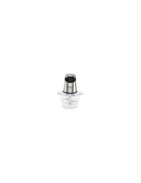 Orbegozo MC 4650 picadora eléctrica de alimentos 1,2 L 500 W Negro, Plata