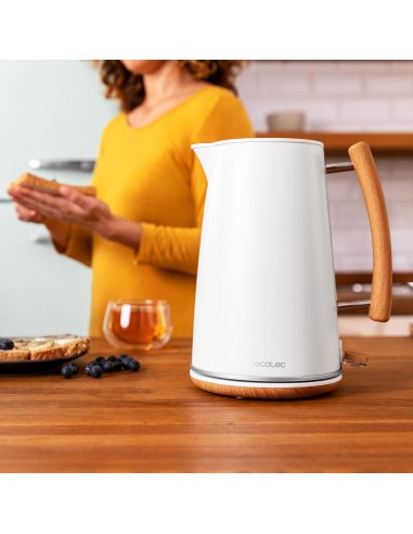 Hervidor de agua thermosense 400 white woody