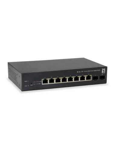 LevelOne GEP-1051 switch Gestionado L2/L3/L4 Gigabit Ethernet (10/100/1000) Energía sobre Ethernet (PoE) Negro