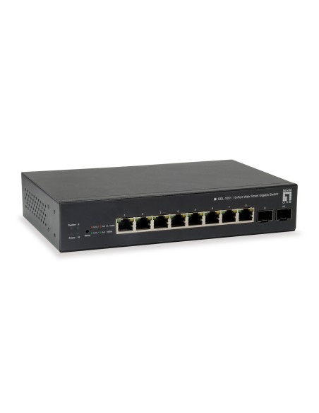 LevelOne GEP-1051 switch Gestionado L2/L3/L4 Gigabit Ethernet (10/100/1000) Energía sobre Ethernet (PoE) Negro