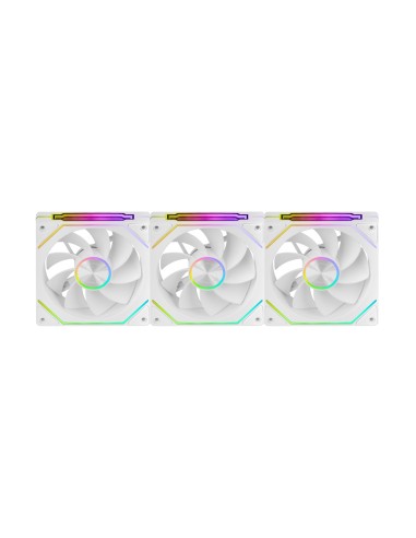 Mars Gaming MF-LINKFINITYKIT2RW Carcasa del ordenador Ventilador 12 cm Blanco 3 pieza(s)