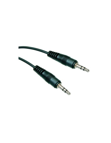 CABLE AUDIO NANO CABLE JACK3.5/M - JACK3.5/M ESTEREO 0,3M NEGRO