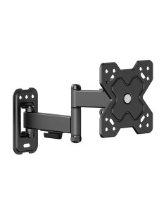 AISENS Soporte Eco Giratorio, Inclinable y Nivelable para Monitor/TV 20kg (3 Pivotes) de 13"-32", Negro