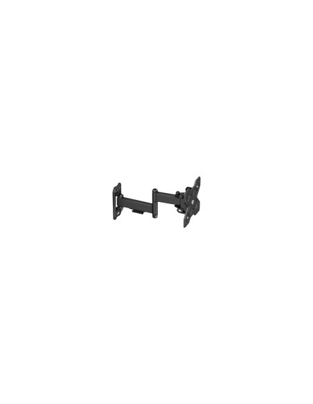 AISENS Soporte Eco Giratorio, Inclinable y Nivelable para Monitor/TV 20kg (3 Pivotes) de 13"-32", Negro