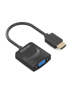 AISENS Conversor HDMI a SVGA, HDMI A/M-SVGA/H, Negro, 15?m