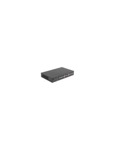 Lanberg RSGE-24 switch No administrado Gigabit Ethernet (10/100/1000) 1U Negro 2