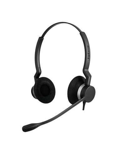 Jabra Biz 2300 Duo Auriculares Alámbrico Diadema Oficina/Centro de llamadas Bluetooth Negro