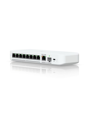 Ubiquiti UniFi Flex 2.5G Gestionado L2 2.5G Ethernet (100/1000/2500) Energía sobre Ethernet (PoE) Montaje en pared/escritorio Bl
