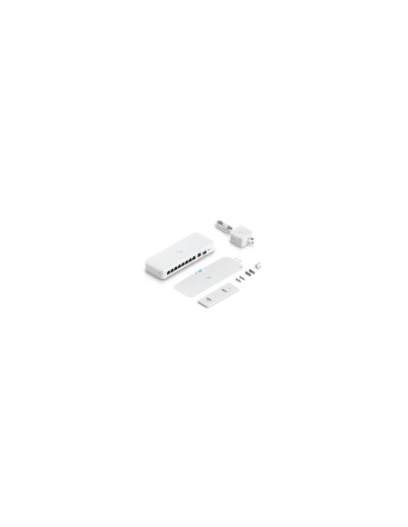 Ubiquiti UniFi Flex 2.5G Gestionado L2 2.5G Ethernet (100/1000/2500) Energía sobre Ethernet (PoE) Montaje en pared/escritorio Bl