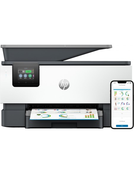 HP OfficeJet Pro Impresora multifunción 9120b, Color, Impresora para Home y Home Office, Imprima, copie, escanee y envÍ­e por fa