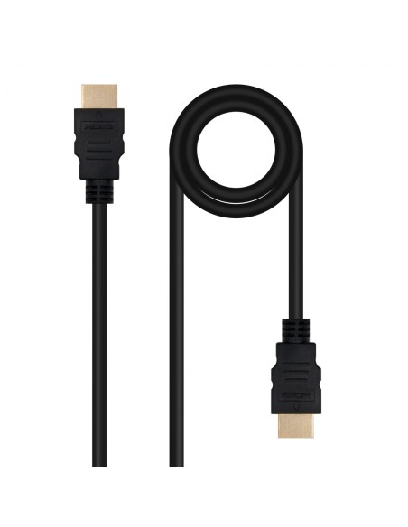 Nanocable Cable HDMI V2.0 4K@60Hz 18Gbps A/M-A/M, 3 m, Negro