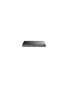 TP-Link Omada SG3452XMPP switch Gestionado L2+ Gigabit Ethernet (10/100/1000) Energía sobre Ethernet (PoE) 1U Negro