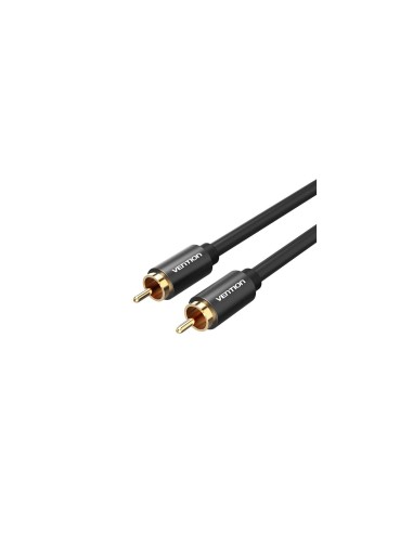 Vention Cable Estéreo VAB-R09-B100/ RCA Macho - RCA Macho/ 1m/ Negro