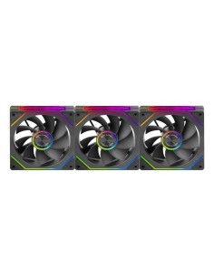 Mars Gaming MF-LINKFINITYKIT2R Carcasa del ordenador Ventilador 12 cm Negro 3 pieza(s)