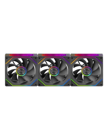Mars Gaming MF-LINKFINITYKIT2R Carcasa del ordenador Ventilador 12 cm Negro 3 pieza(s)