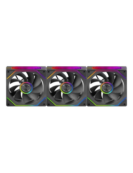 Mars Gaming MF-LINKFINITYKIT2R Carcasa del ordenador Ventilador 12 cm Negro 3 pieza(s)